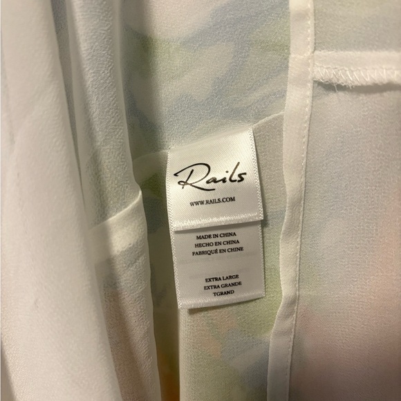 Rails Eliana Day Garden midi floral designer dress women’s size xl X-large - Picture 7 of 10